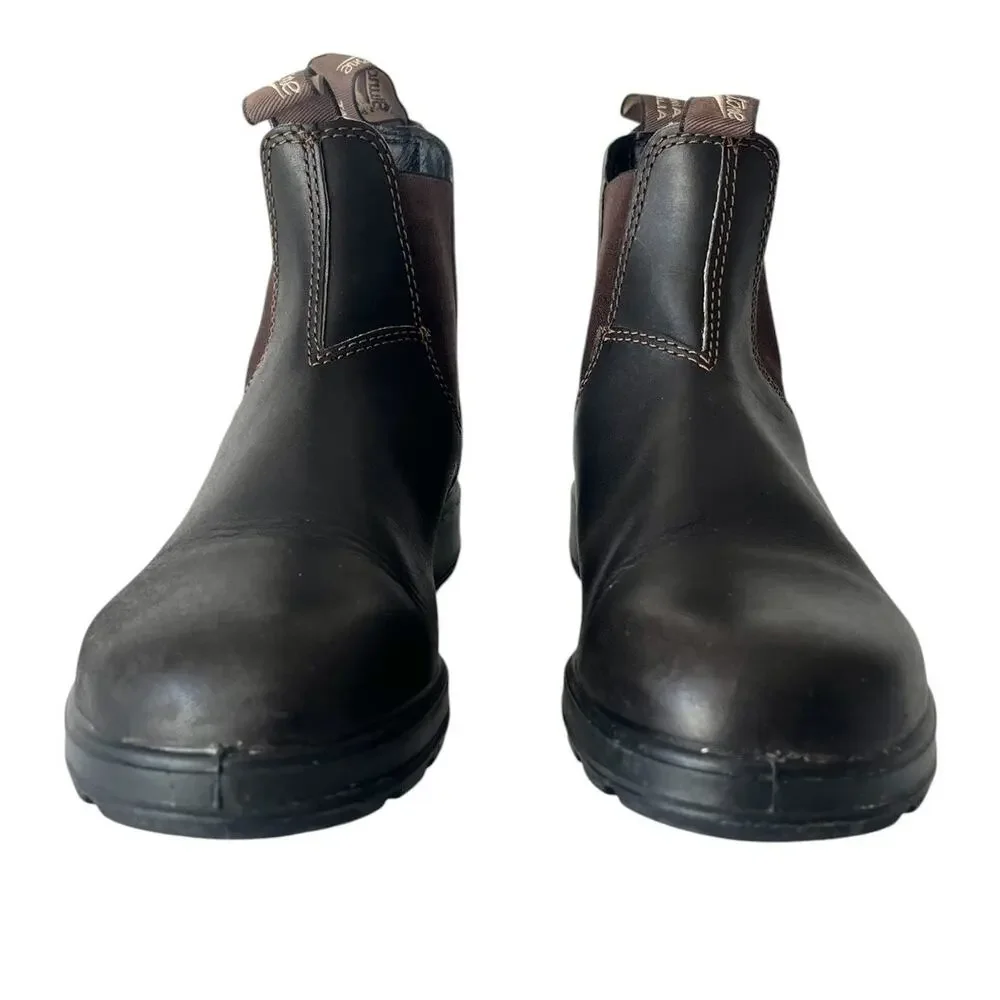 Blundstone 500 Original Stout Brown Leather Chelsea Boots AU 6 / US M 7 / W 9